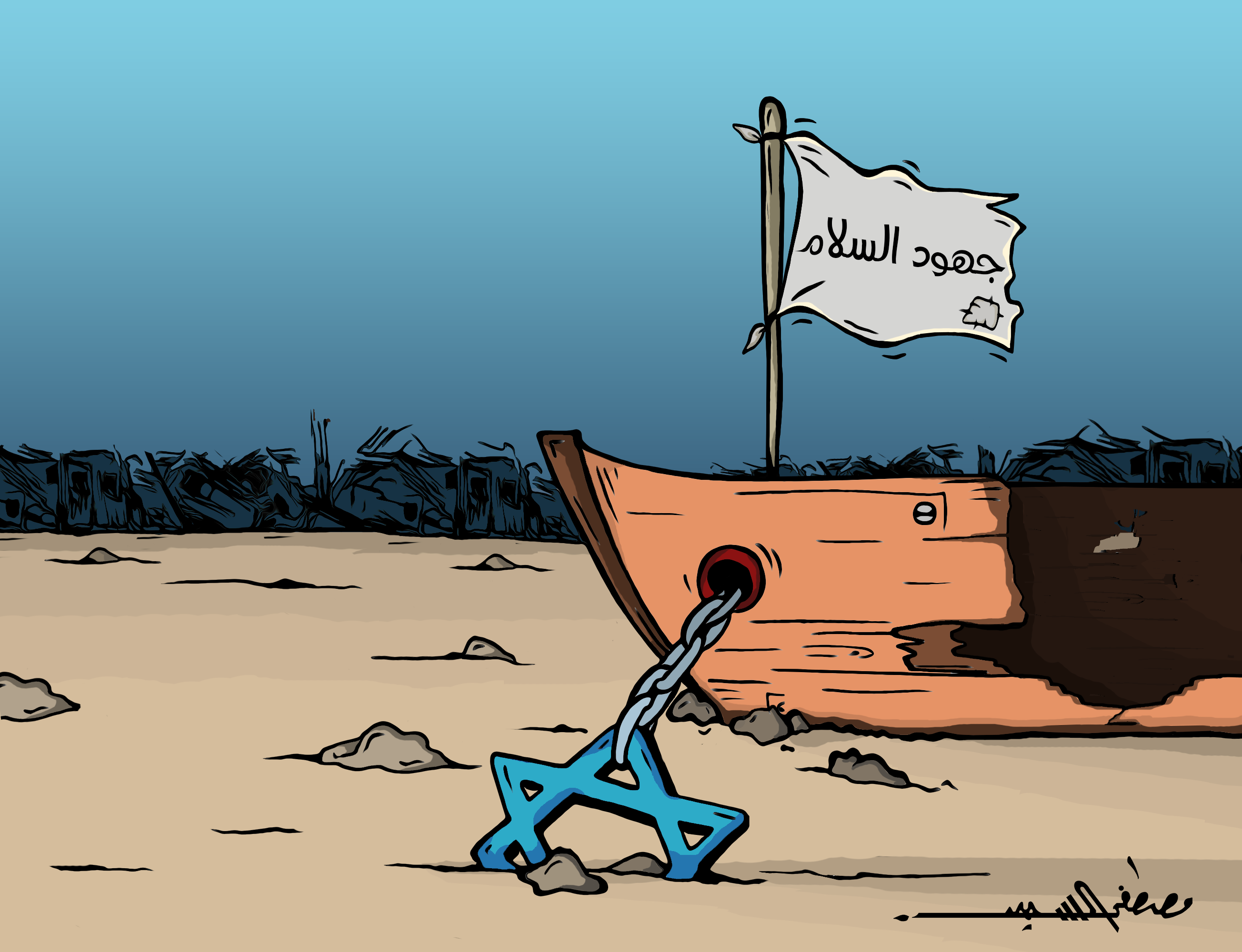 كاريكاتير-مصطفى-السيد