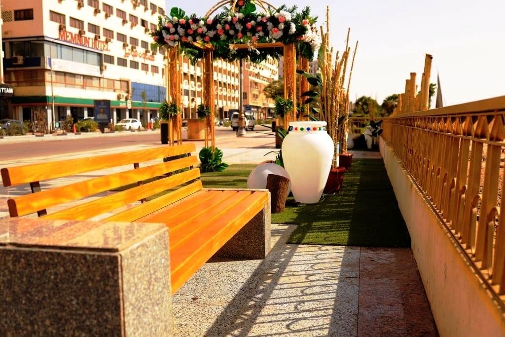 أهالي مصر يسيرون في محافظة أسوان أهالي مصر يسيرون في محافظة أسوان
