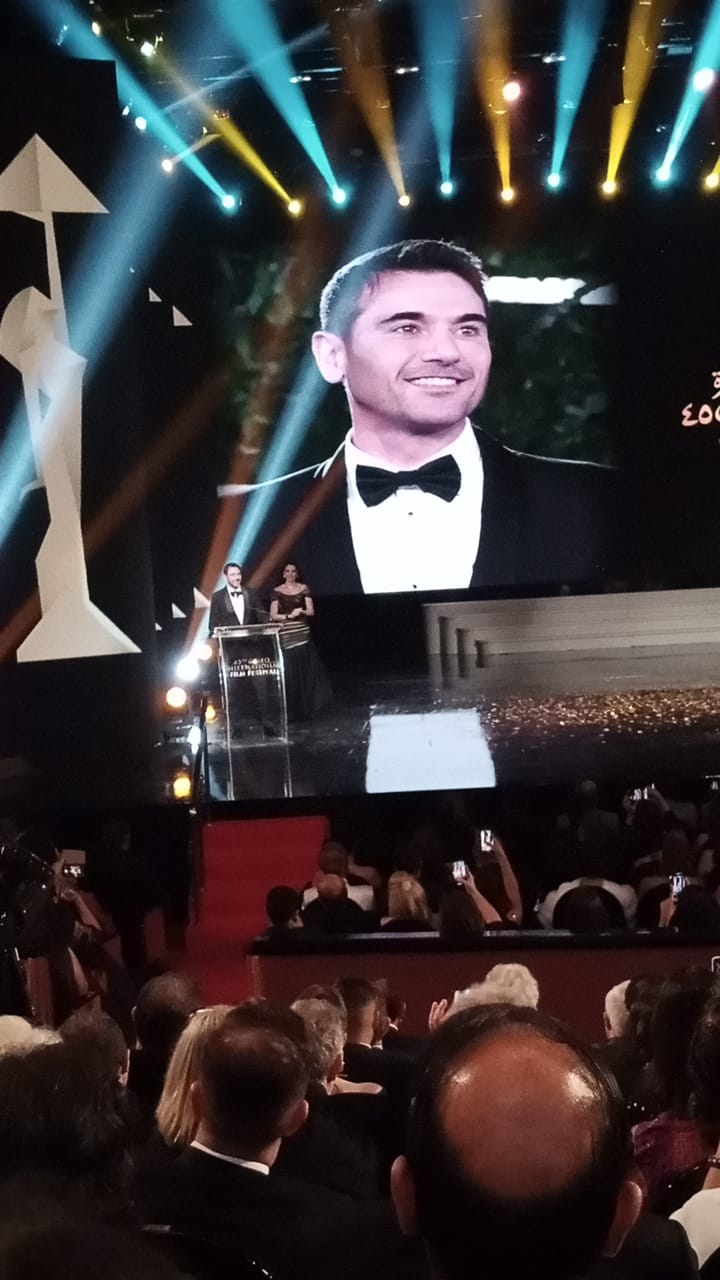 مهرجان القاهرة السينمائي يكرم أحمد عز والنجم يهديه للزعيم عادل إمام (4)