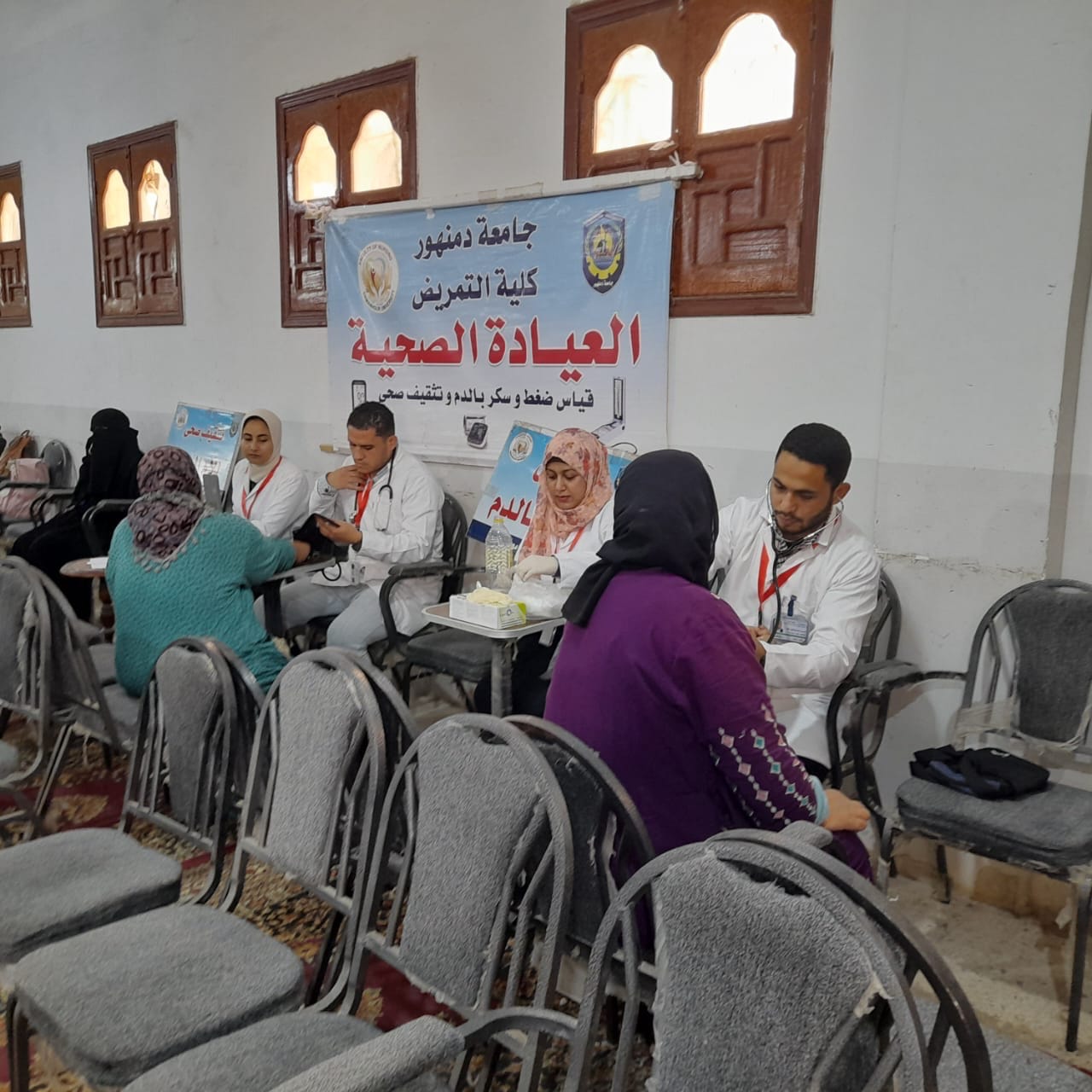  مشاركة جامعة دمنهور بمبادرة بداية (1)