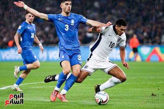 Part of the European Nations League match Greece vs. England