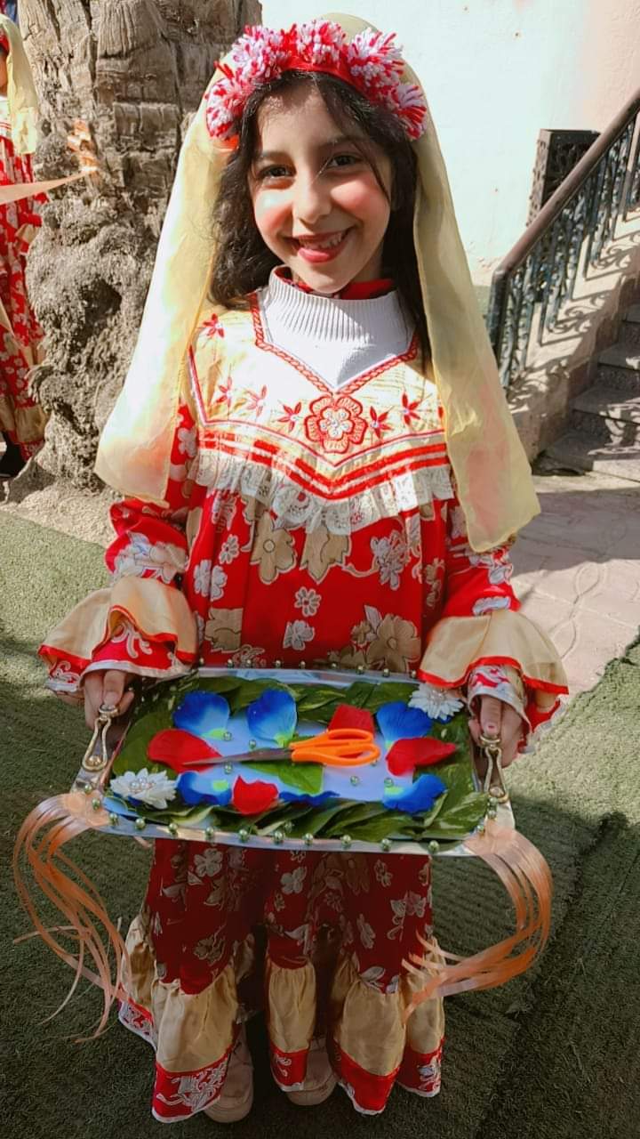 A child participating in cultural activities A child participating in cultural activities