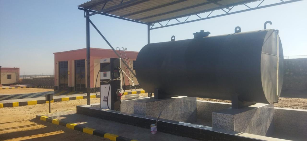 جانب من المدفن الصحى فى جهينة جانب من المدفن الصحى فى جهينة