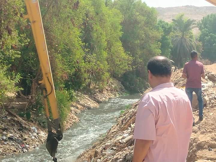 The last spillway is being cleared