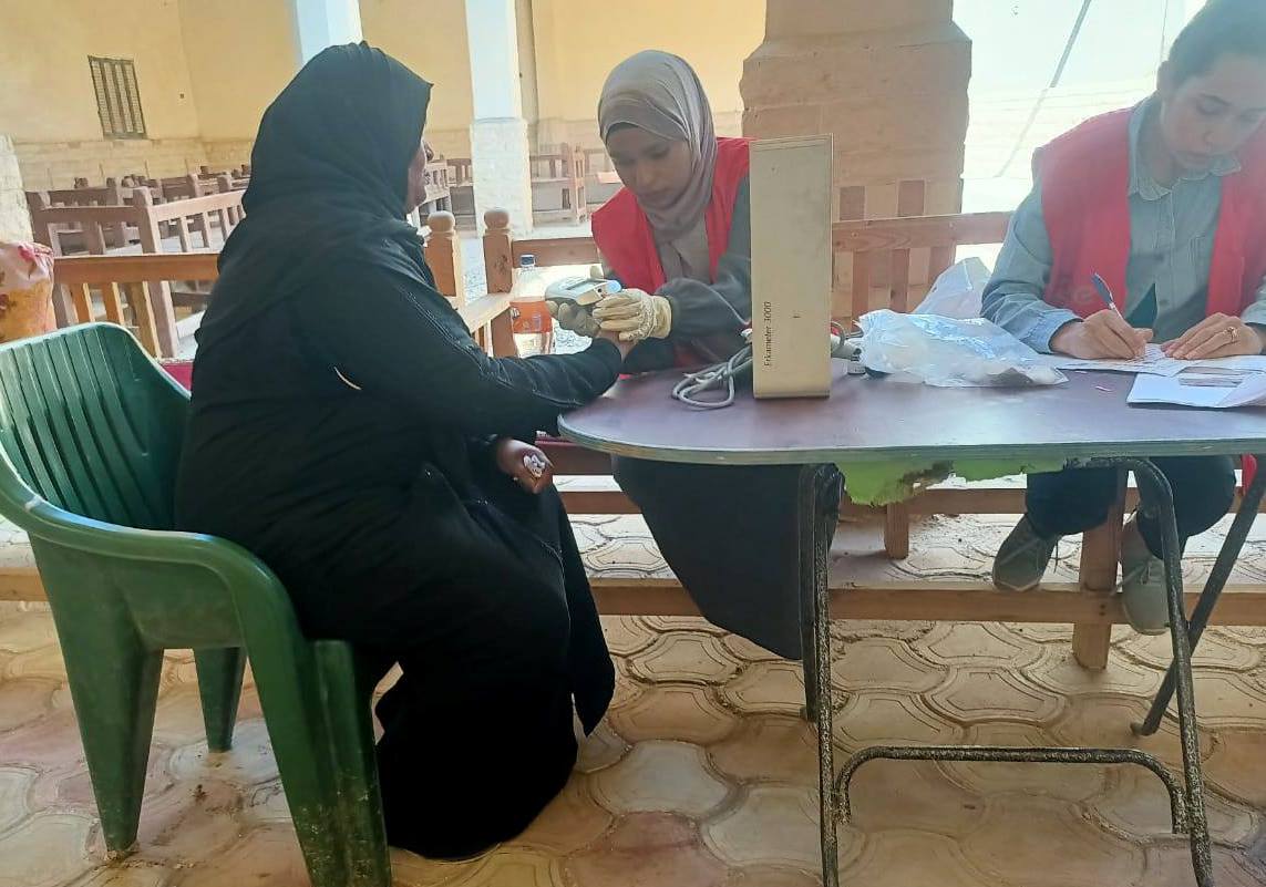 فعاليات فحص المواطنين ضمن مبادرة 100 يوم صحة