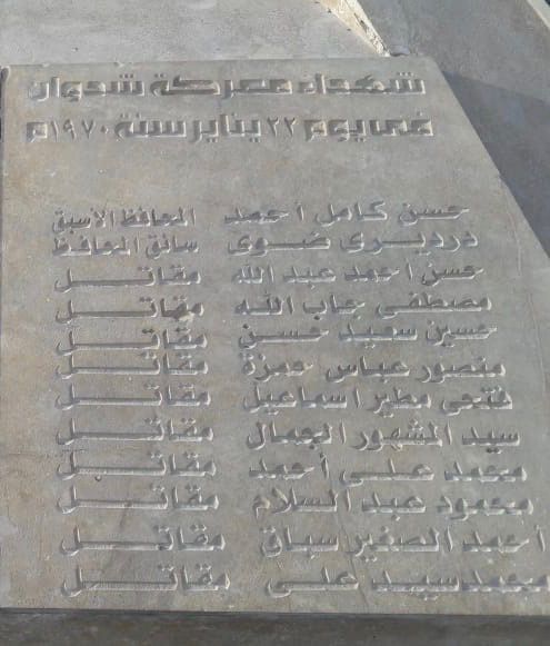 اسماء المشاركين فى معركة شدوان المجيدة