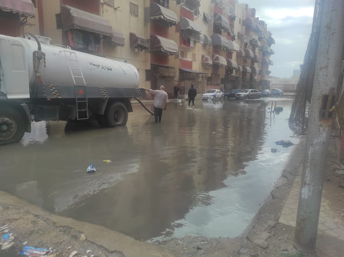 رفع تراكمات المياه