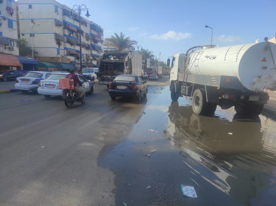 معدات الخس تنتشر في الشوارع