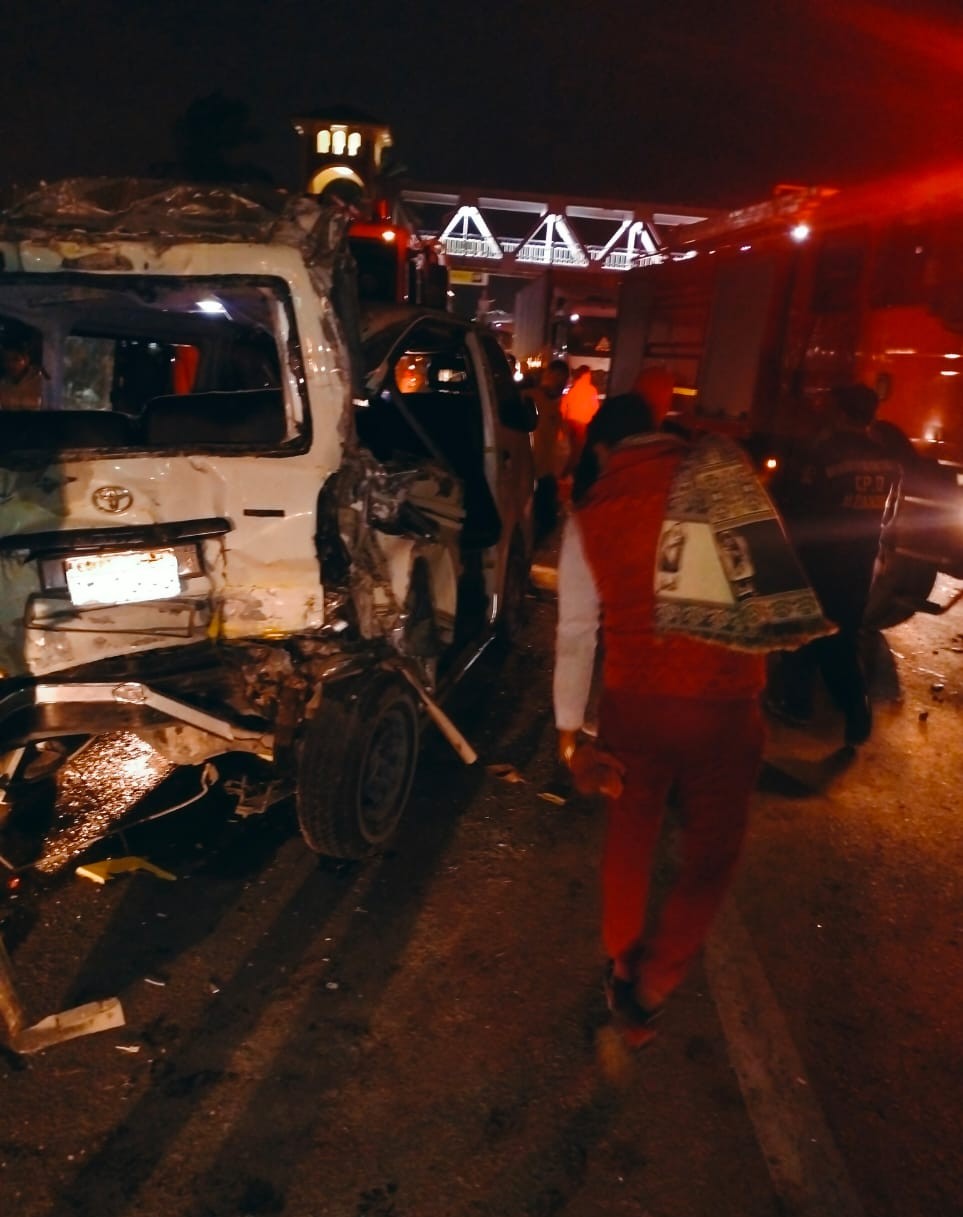 حادث مروري بطريق الإسكندرية الصحراوى