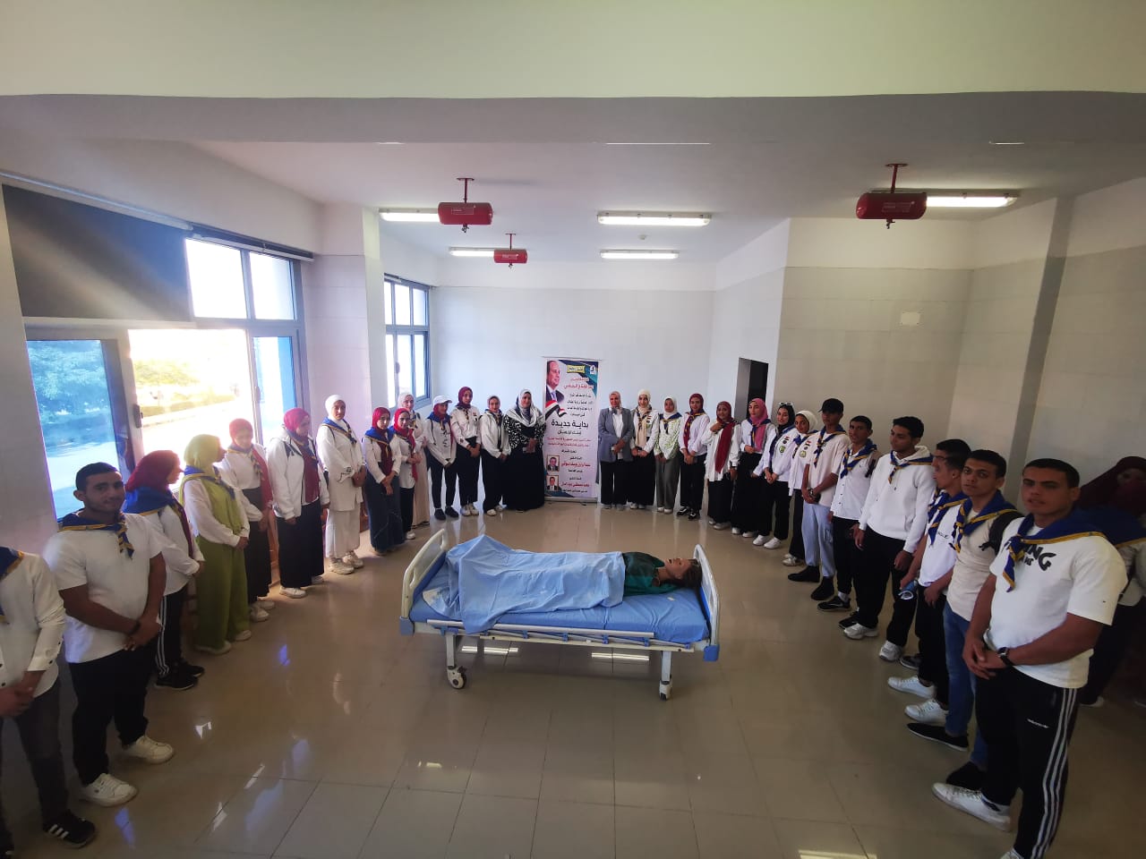 بجامعة كفر الشيخ تنظم دورة الإسعافات الأولية ضمن مبادرة بداية