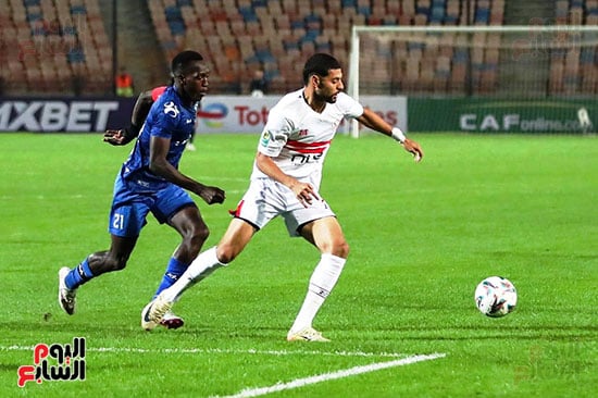 مباراة بلاك بولز والزمالك  مصطفى شلبى