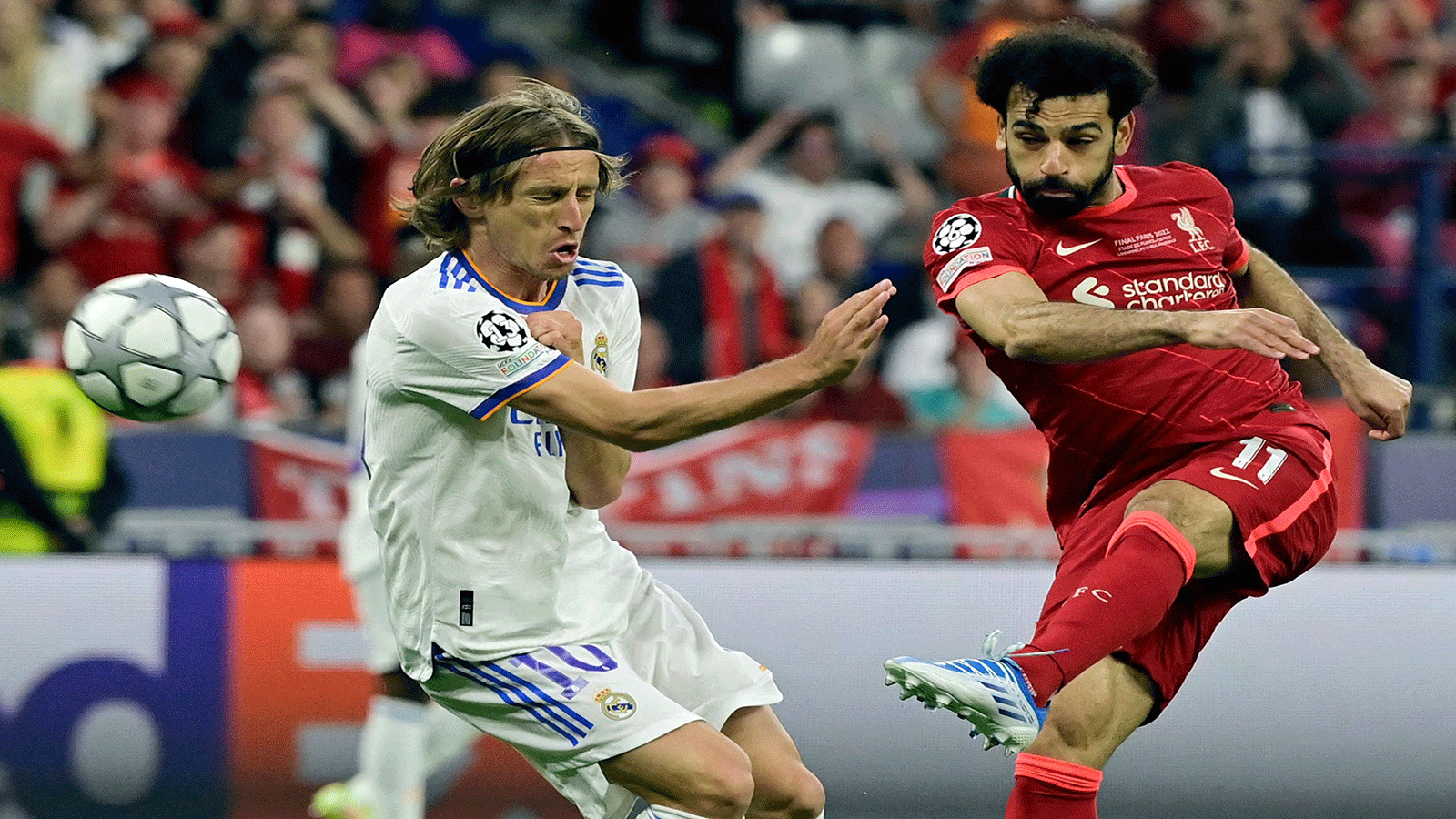 محمد صلاح مع ليفربول أمام ريال مدريد