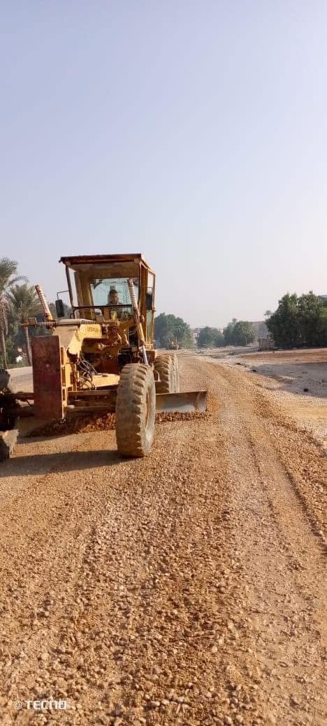 تطوير ورصف طريق جسر الصليبة