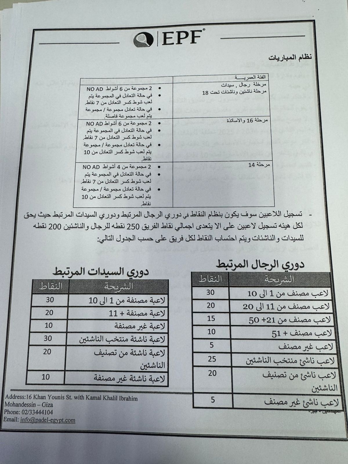 لائحة دورى البدل  (5)