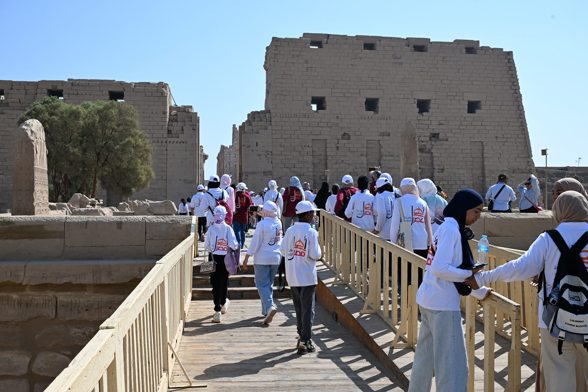 جولة أطفال مشروع أهل مصر ورحلة مميزة بالكرنك