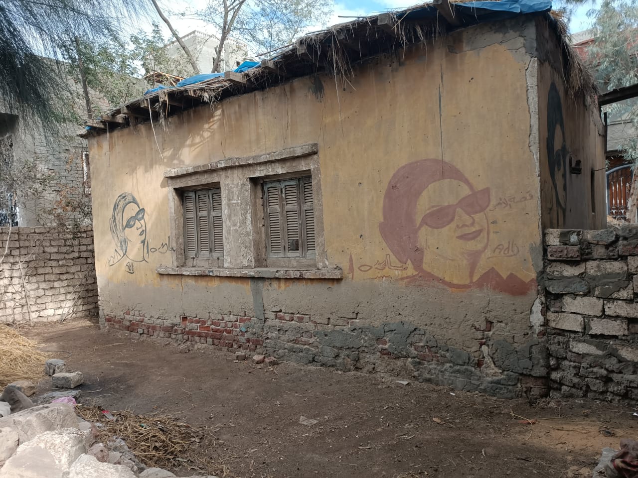 Umm Kulthum’s house in the village of Tamai Al-Zahira in Sinbellaween