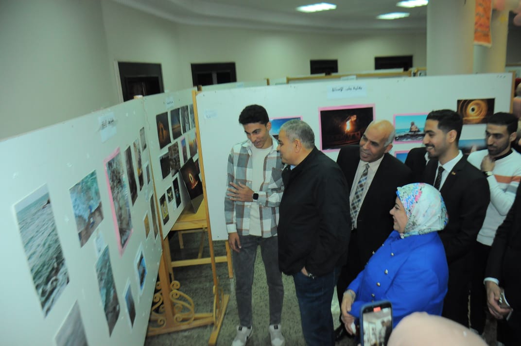 تنوع المعرض الطلابي بجامعة كفرالشيخ