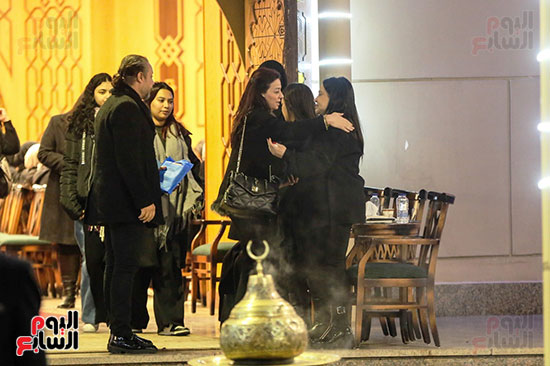 عزاء زوج بدرية طلبة