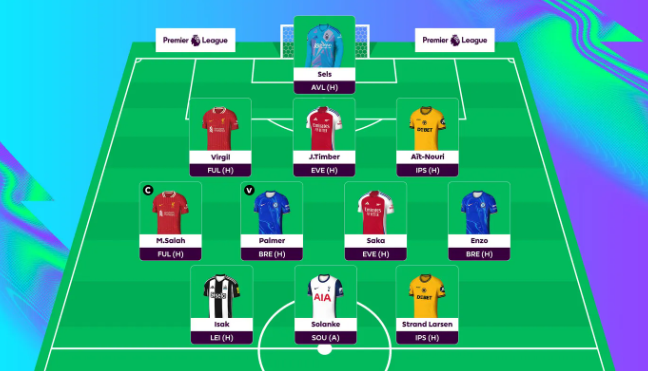 التشكيل المثالي للجولة في فانتازي البريميرليج