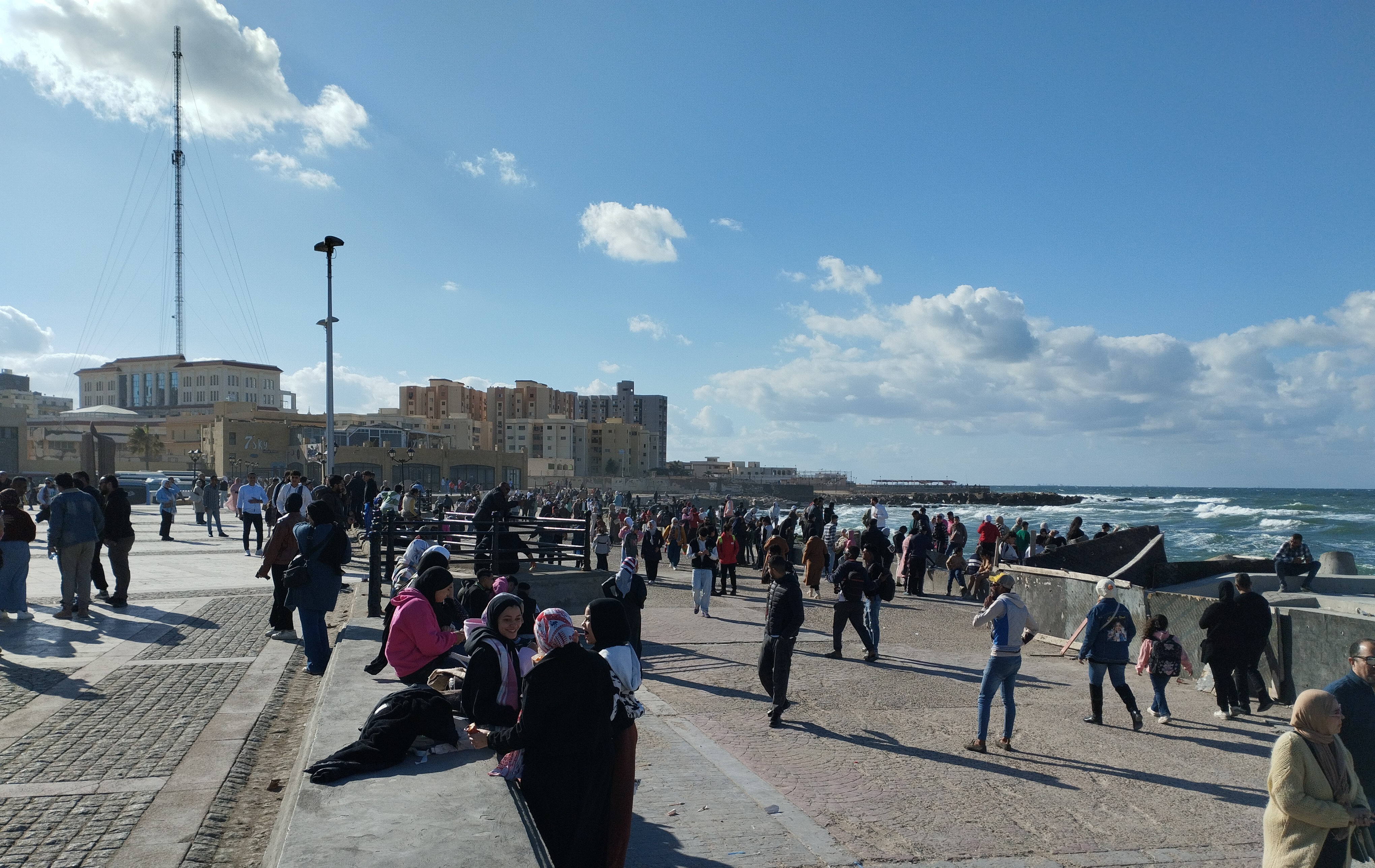 ممشي قلعة قايتباي الأثرية في الإسكندرية