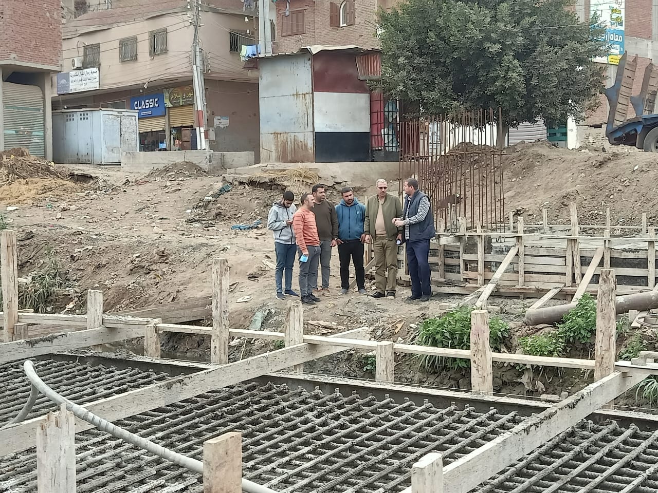 بناء جسر في باكلين بناء جسر في باكلين
