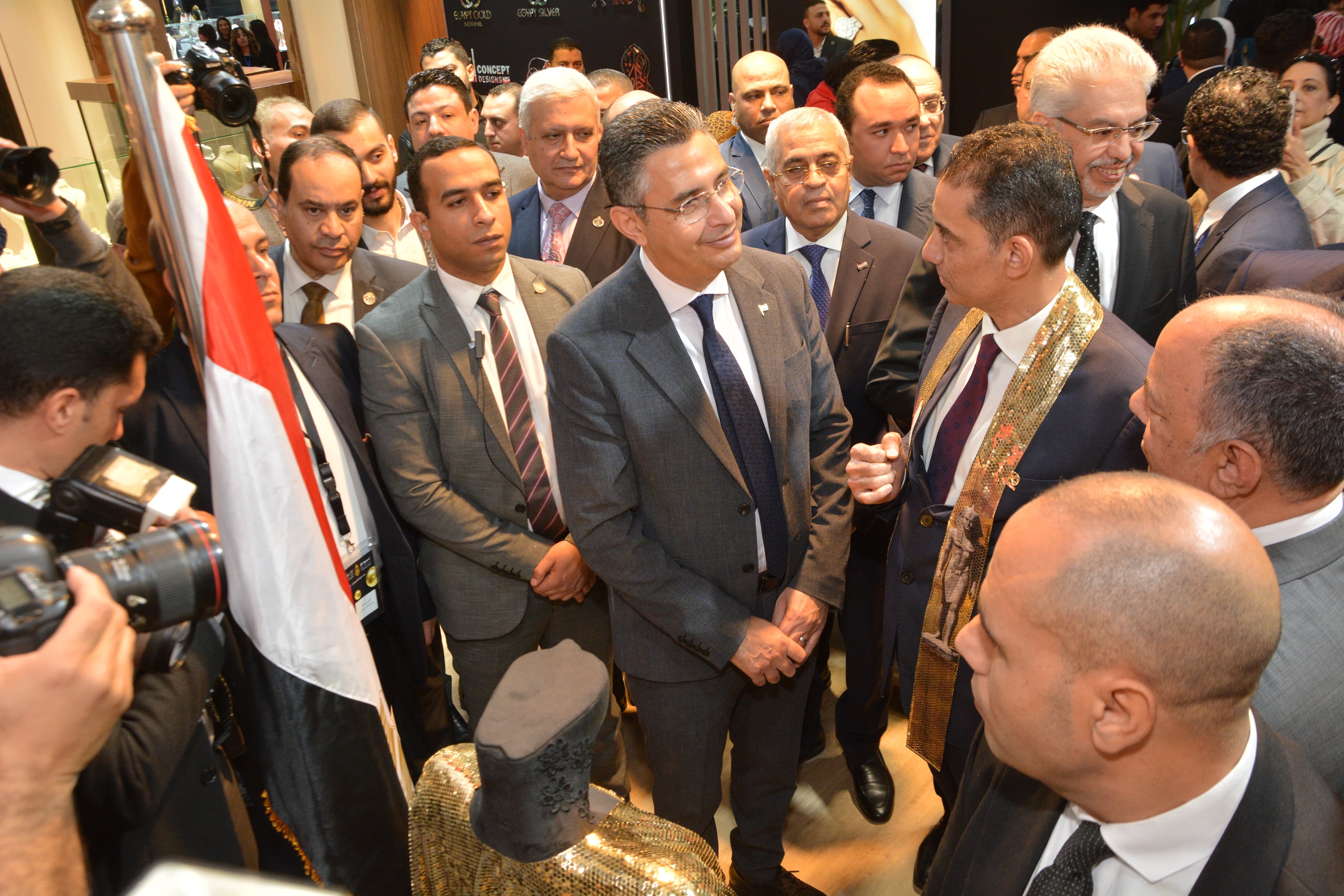 وزير التموين خلال افتتاح معرض “نبيو” 2024