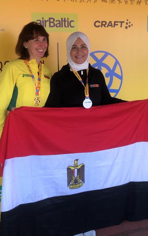 خلال مشاركتها ببطولت عالميه خلال مشاركتها ببطولت عالميه