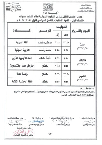 محافظ-الدقهلية-يعتمد-جداول-امتحانات-مراحل-النقل-التعليم-الأساسى-والإعدادية-66