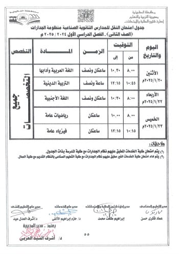 محافظ-الدقهلية-يعتمد-جداول-امتحانات-مراحل-النقل-التعليم-الأساسى-والإعدادية-57