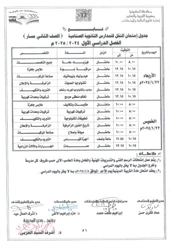 محافظ-الدقهلية-يعتمد-جداول-امتحانات-مراحل-النقل-التعليم-الأساسى-والإعدادية-53