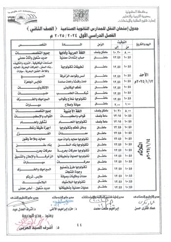 محافظ-الدقهلية-يعتمد-جداول-امتحانات-مراحل-النقل-التعليم-الأساسى-والإعدادية-46