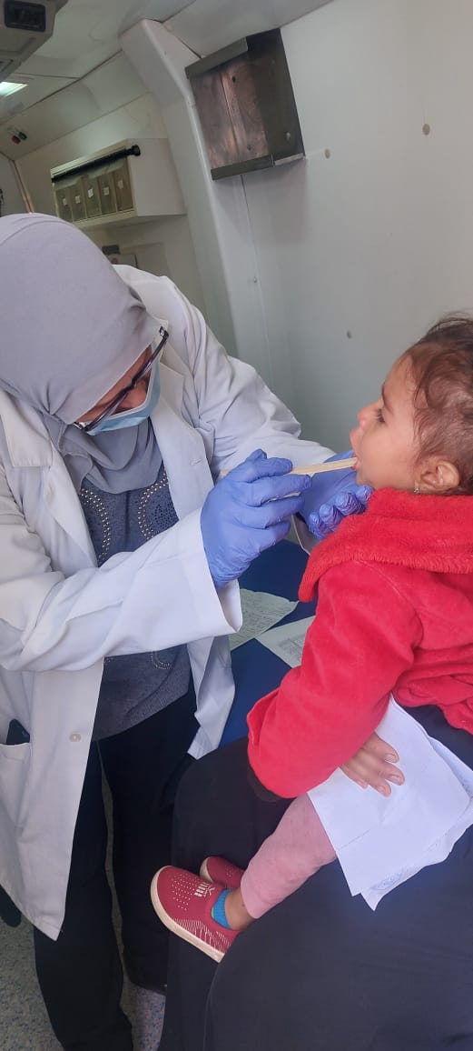 الكشف على الأطفال