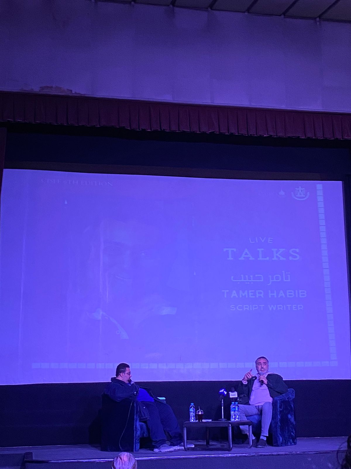 تامر حبيب بشتغل مع مخرجين بحبهم فقط وبنفعل مع الشخصيات وقت الكتابة (3)