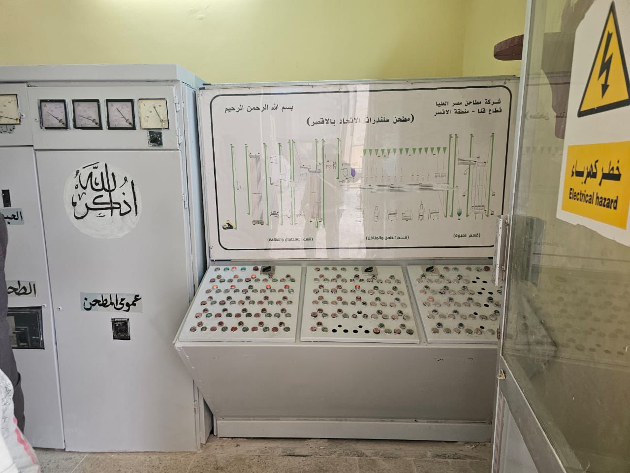 متابعة العمل في مطحن الاتحاد للتأكد من جودة الدقيق المنتج