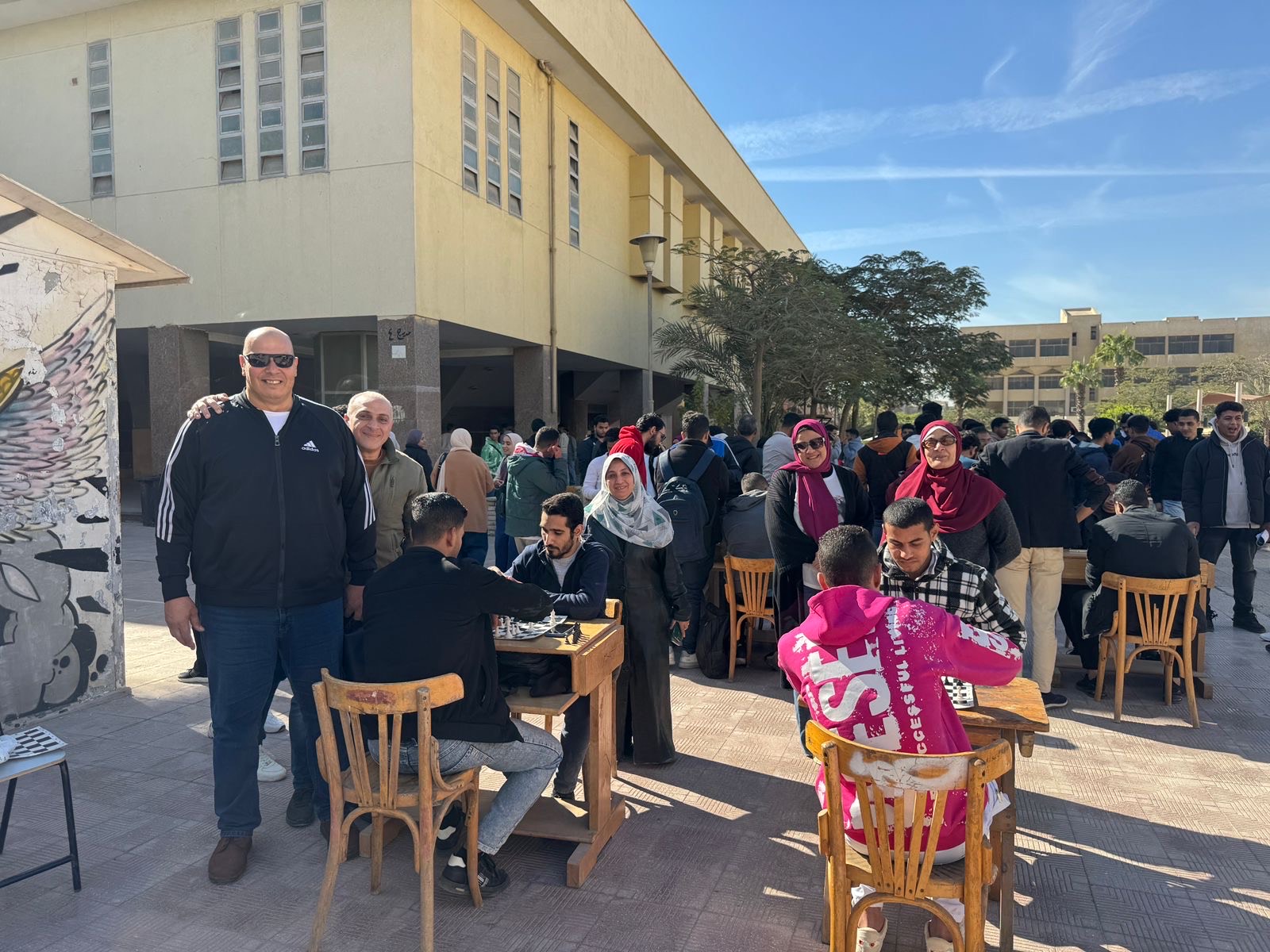 جامعة حلوان تنظم مهرجان الرياضة للجميع لطلاب الجامعة