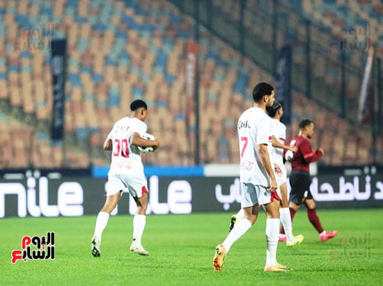 هدف التعادل للزمالك فى الشوط اللأول