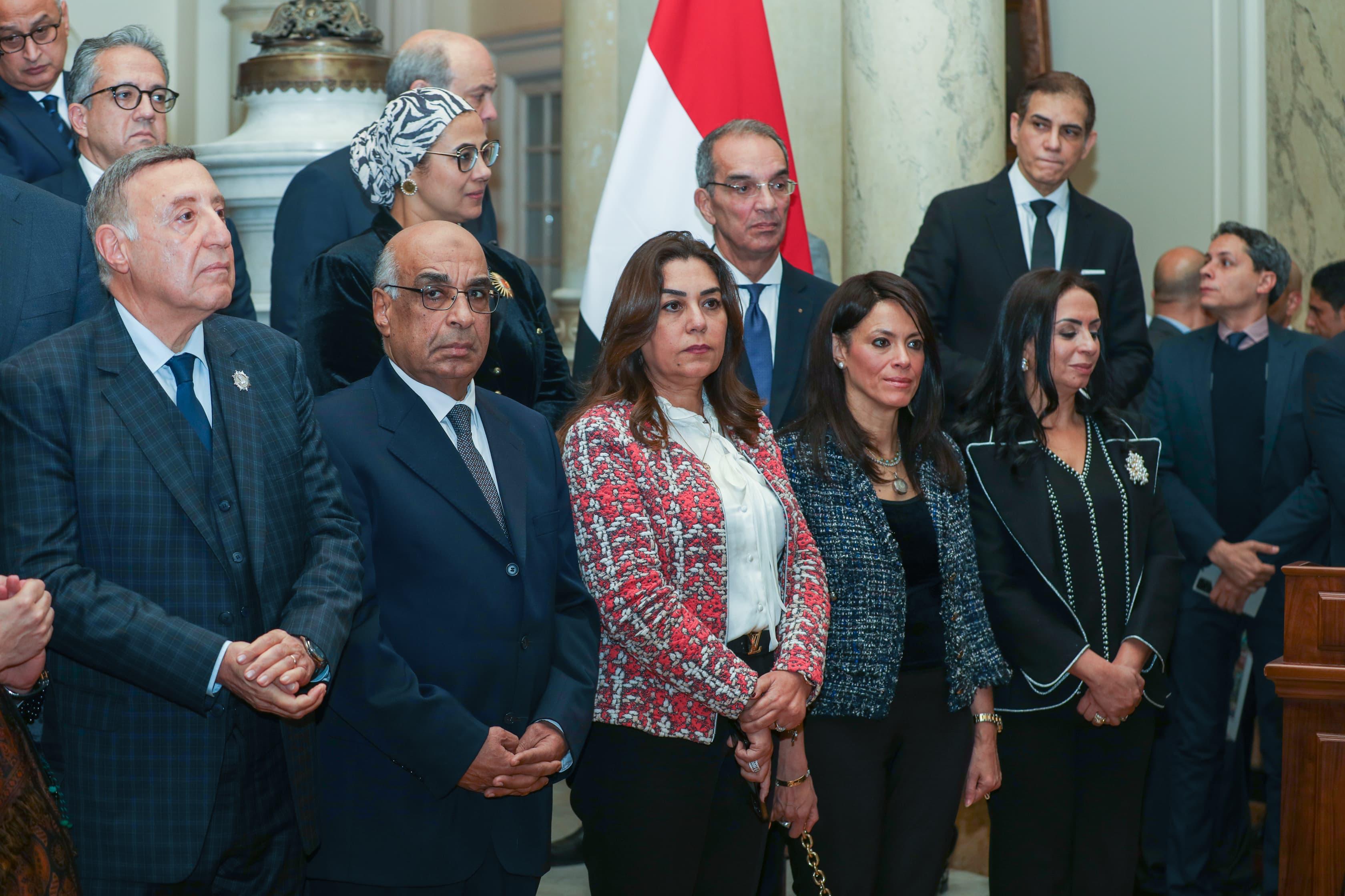 وزيرة التنمية المحلية خلال احتفالية وزارة الخارجية باليوم العالمى لحقوق الإنسان