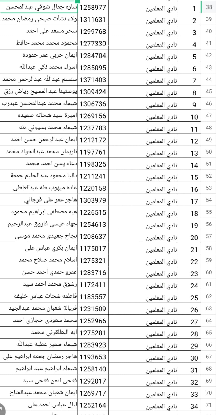 أسماء المقبولين (6)