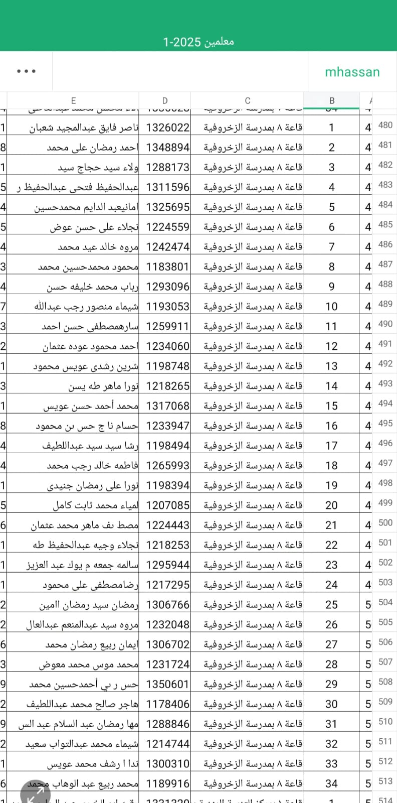 أسماء المقبولين (16)