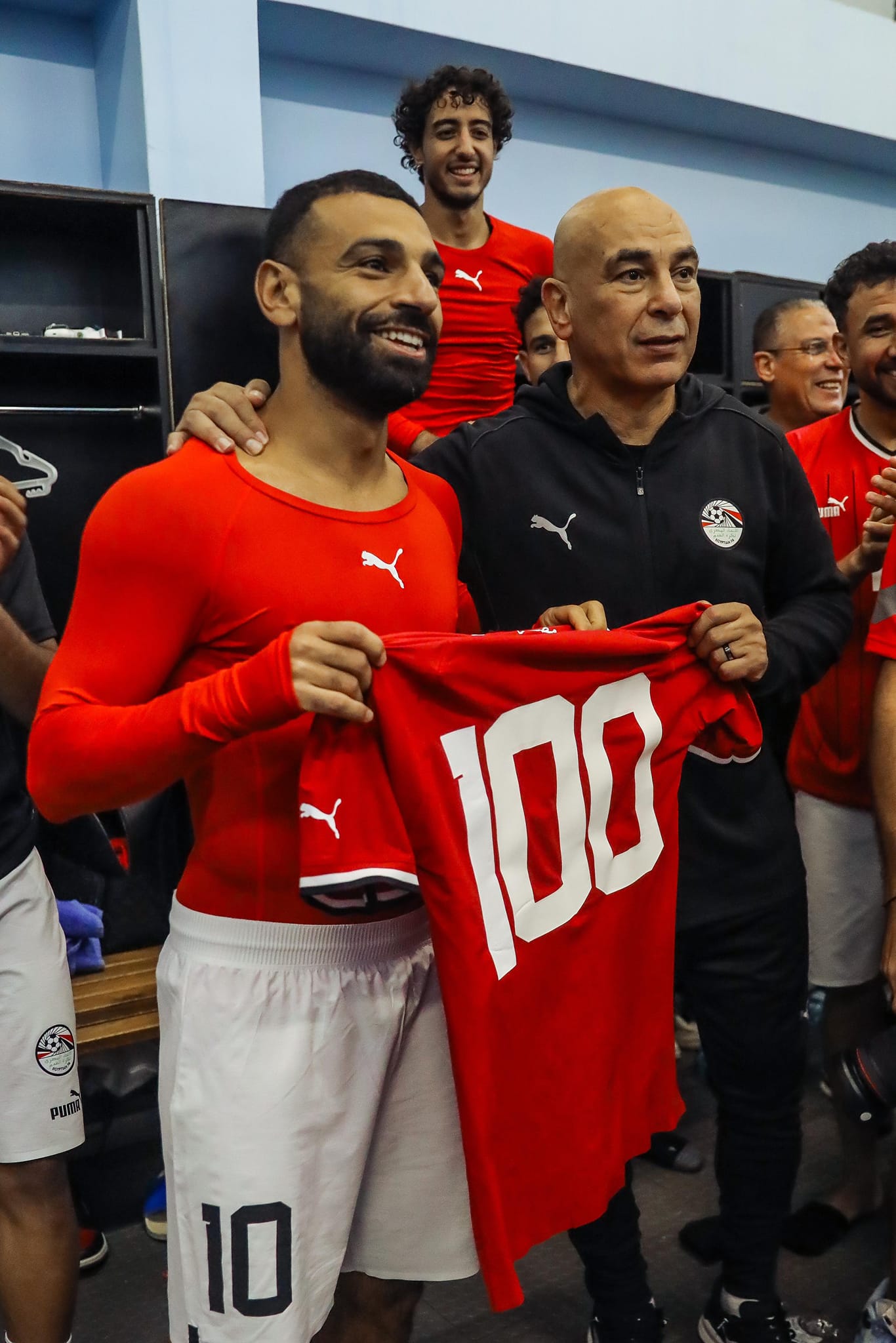 محمد صلاح وحسام حسن