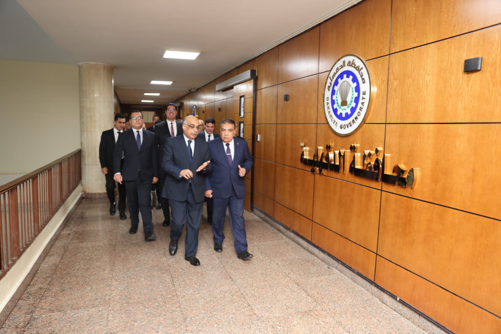 وزير العدل يتفقد محكمة جنوب المنصورة (8)