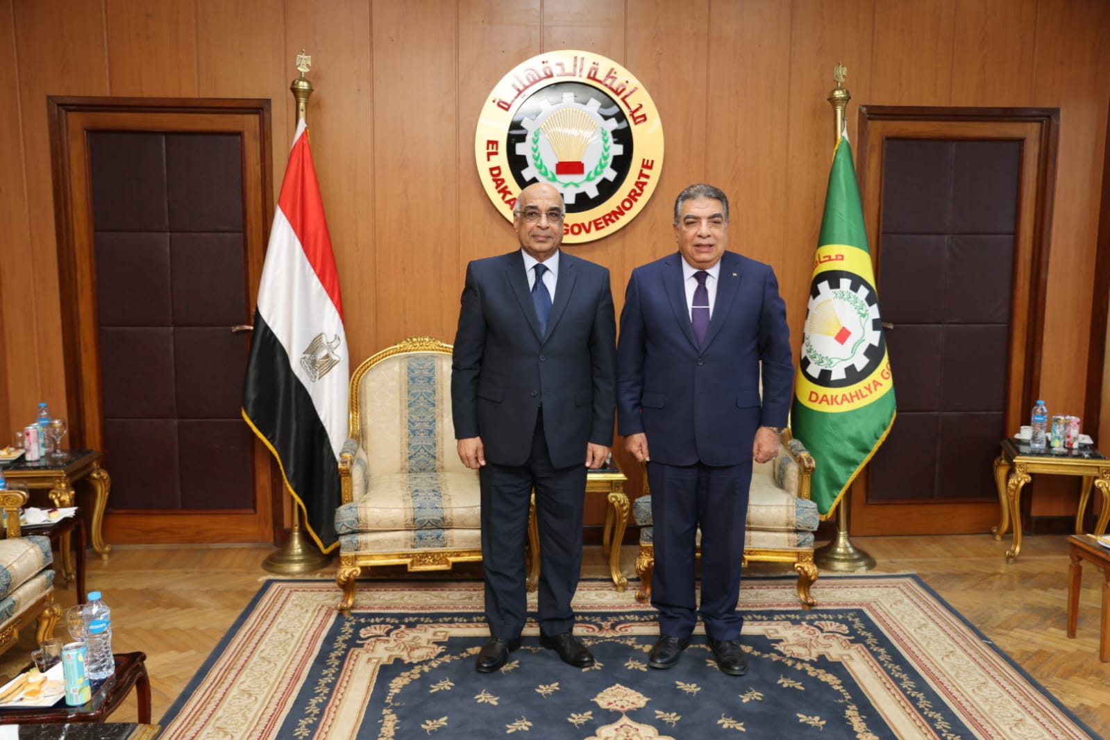 وزير العدل يتفقد محكمة جنوب المنصورة (1)