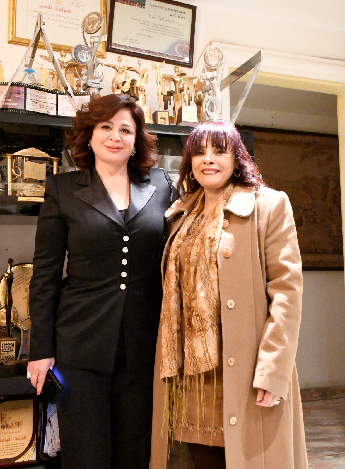 إلهام شاهين الرئيسة الشرفية للدورة الثانية لمهرجان إيزيس الدولي لمسرح المرأة (1)