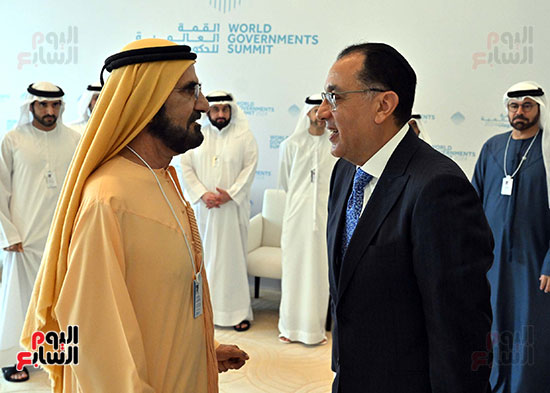 حاكم دبى يستقبل رئيس الوزراء الدكتور مصطفى مدبولى (4)