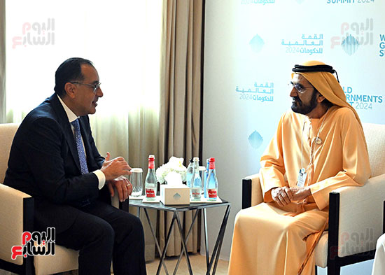 حاكم دبى يستقبل رئيس الوزراء الدكتور مصطفى مدبولى (9)
