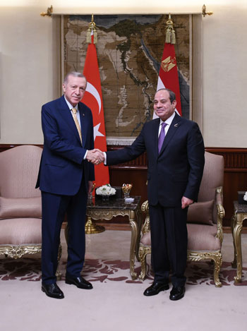 الرئيس السيسى والرئيس التركى
