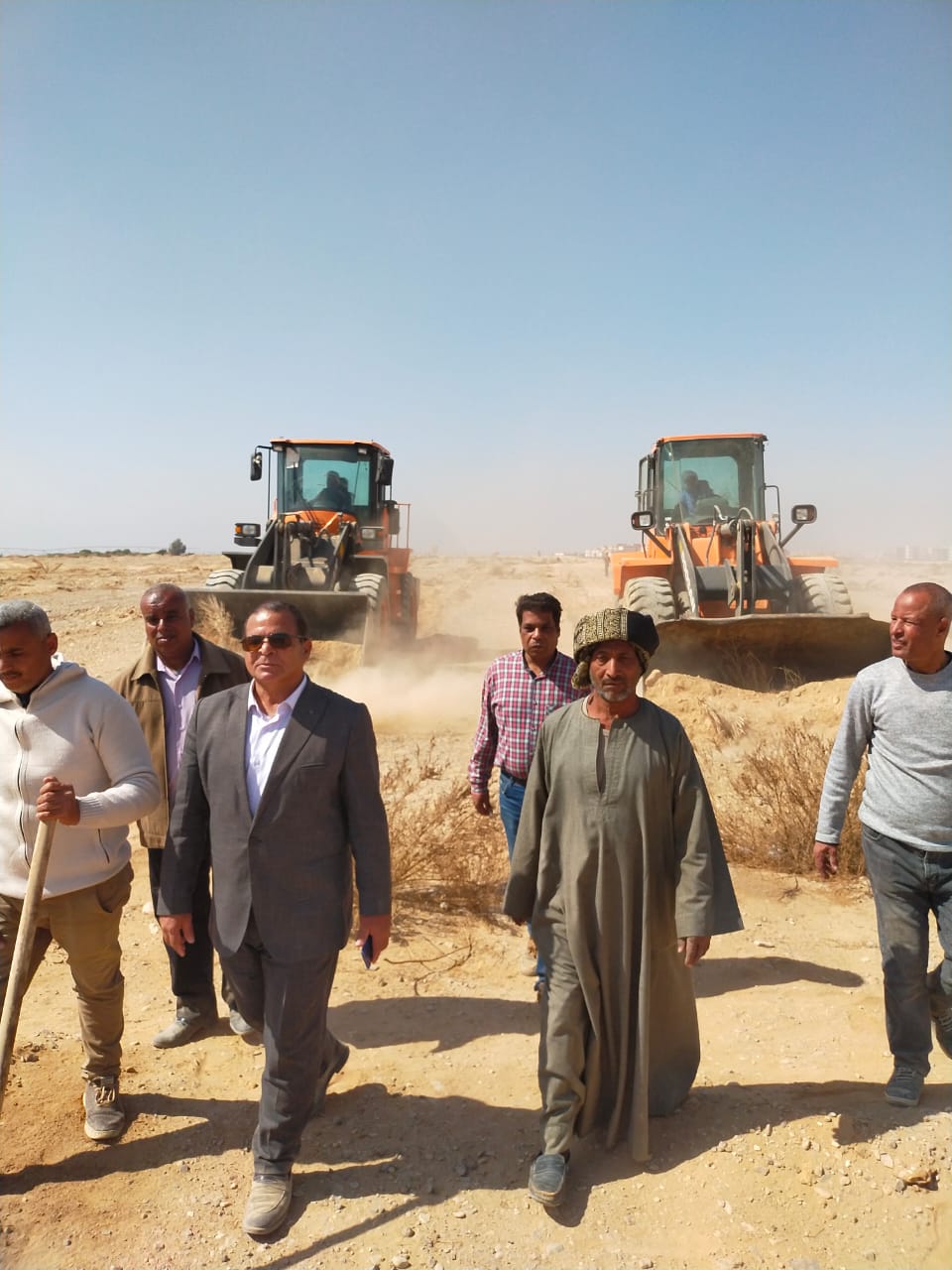 إزالة تعديات على أملاك الدولة بقرية المدامود بحرى بمساحة 200 فدان