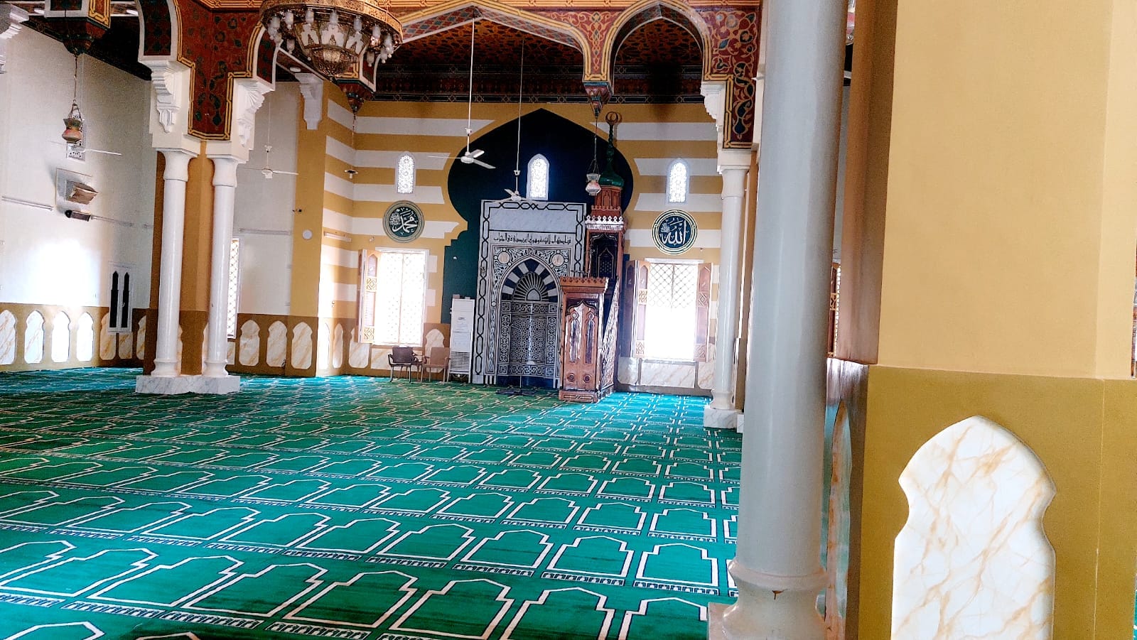 إنهاء تجميل مسجد السيد يوسف بالكرنك قبل رمضان