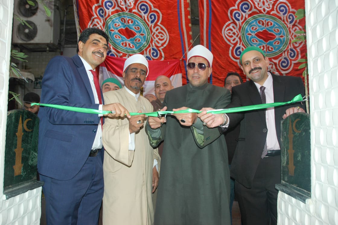 جانب من افتتاح تطوير مسجد زاوية سلطان في الإسكندرية