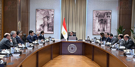 لقاء رئيس الوزراء مع رئيس ادارة الشركة المصرية الكويتية (4)